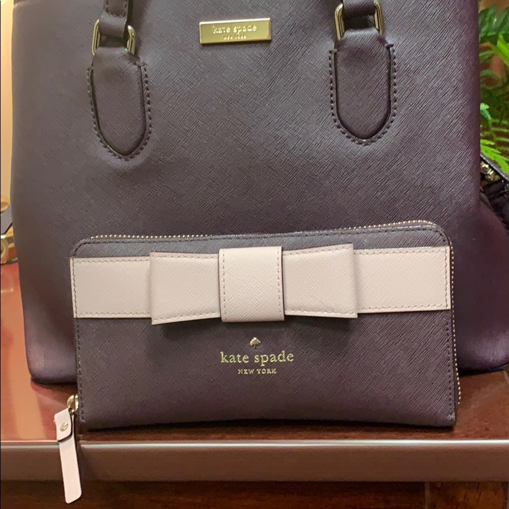 Kate Spade Laurel Way Handbag & Matching Wallet.